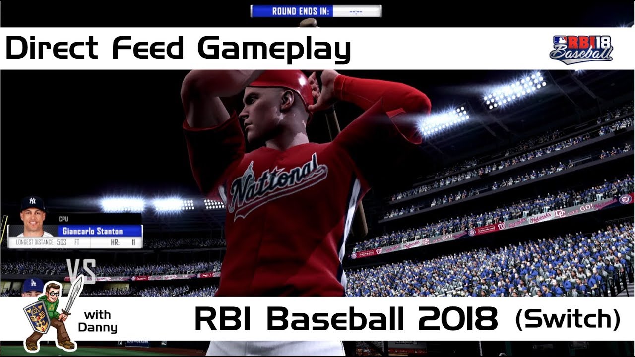 RBI Baseball 18 | Direct Feed Gameplay Home Run Derby | Switch