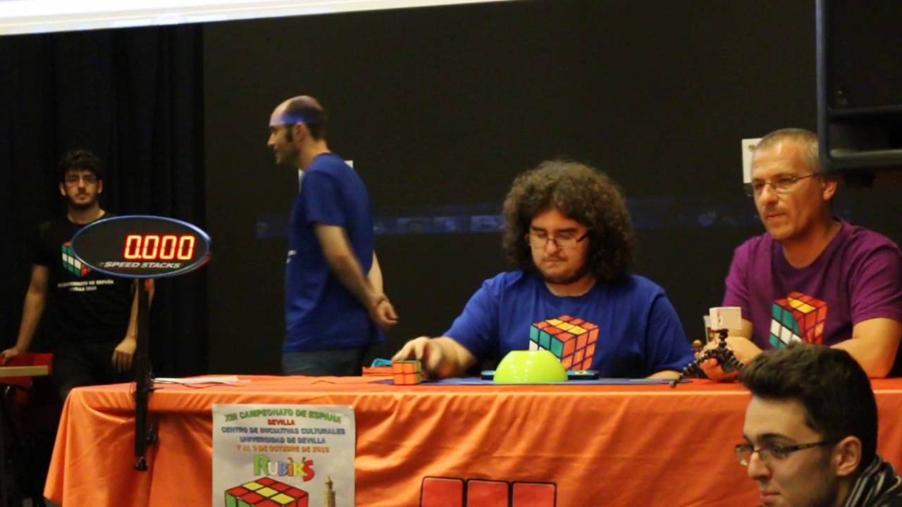 2016 Rubik's Cube Spanish Championship FINAL 3x3 - Dario Roa Sánchez vs Carlos Méndez García-Barroso