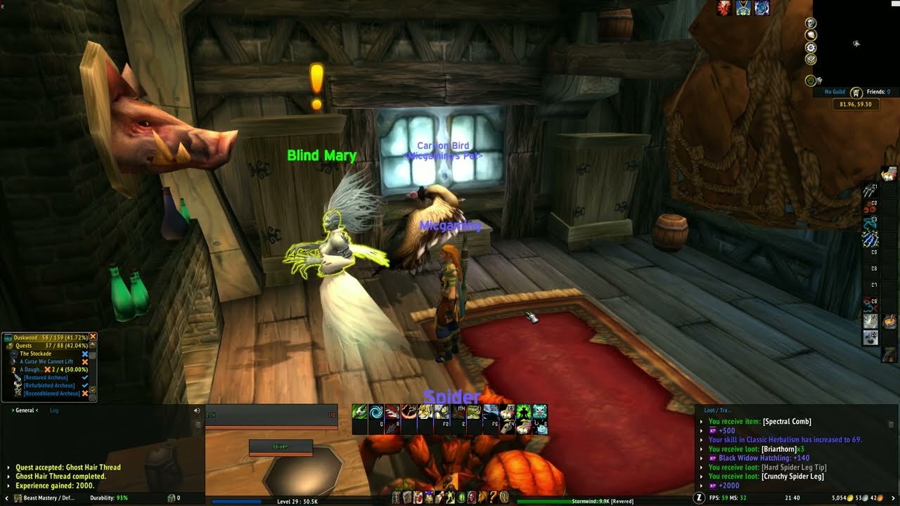 Return the Comb World of Warcraft