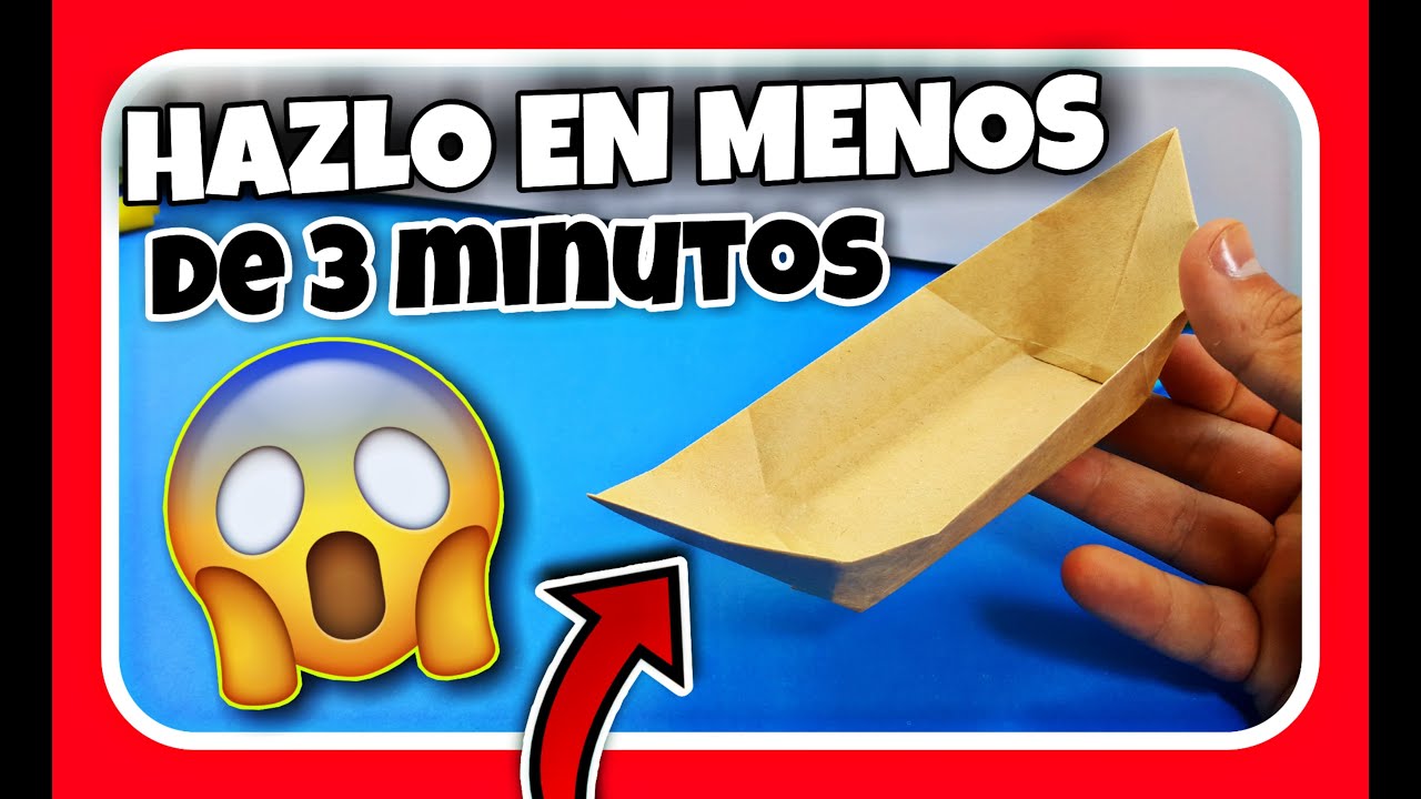 🔴 Como hacer un BOTE de PAPEL Origami FACIL Paso a Paso ⚡ // BARCO de PAPEL que flote en el AGUA #7