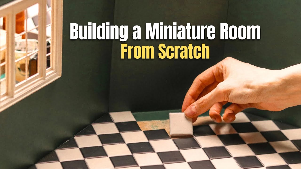 Build a Miniature Room from Scratch | Step-by-Step Tutorial & Materials Guide