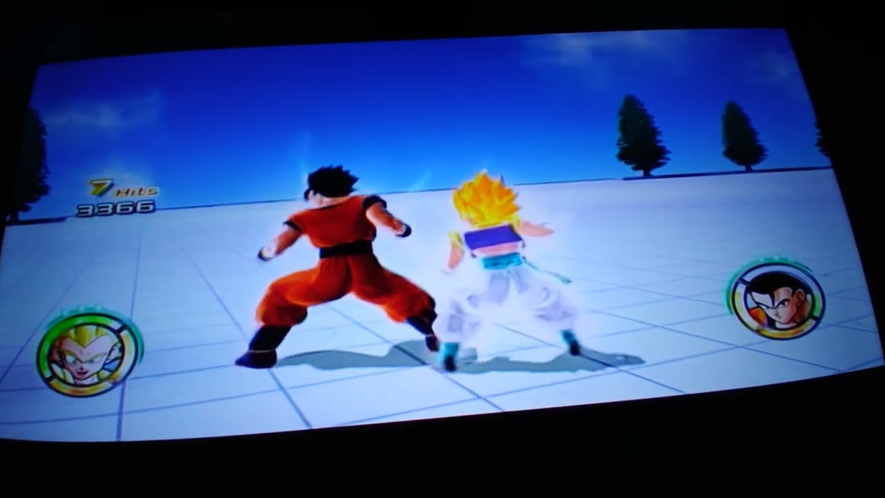 Super Gotenks vs Ultimate Gohan Dragon Ball Z Raging Blast 2 in Xbox 360