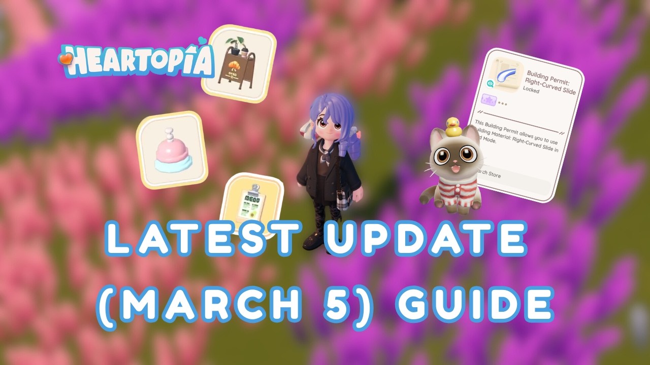 NEW MARCH UPDATE! 🛍️ - How to Find New Heartopia Shop Items & Features Tutorial