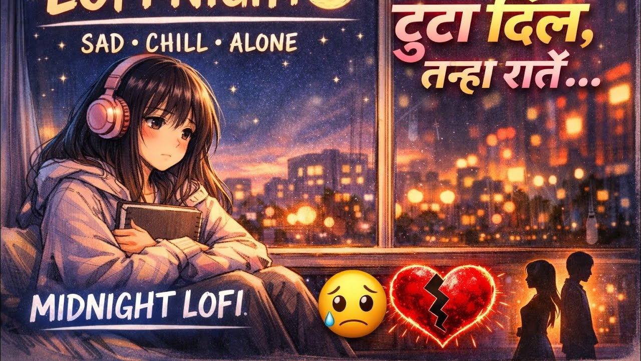 Late Night Lofi Vibes ✨ | Sad & Chill BeatsAlone But Calm 💭 | Lofi Chill Music