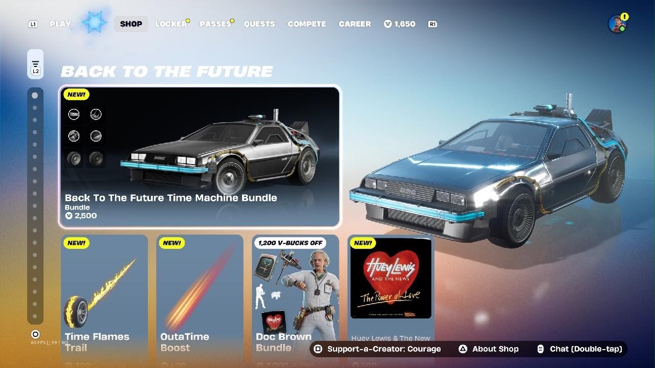 Back to the Future, Doc Brown #fortnite #backtothefuture