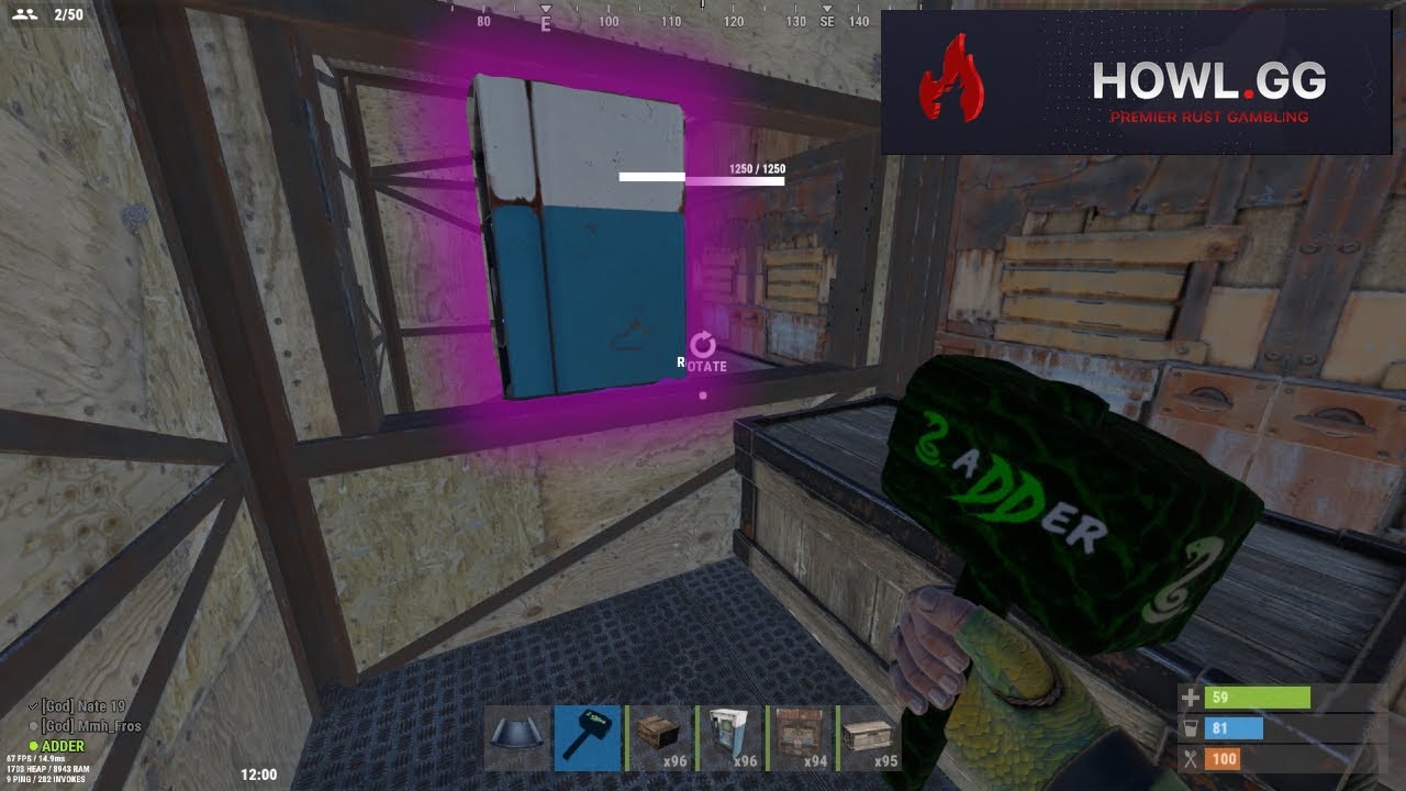 Crazy op base trick in rust.