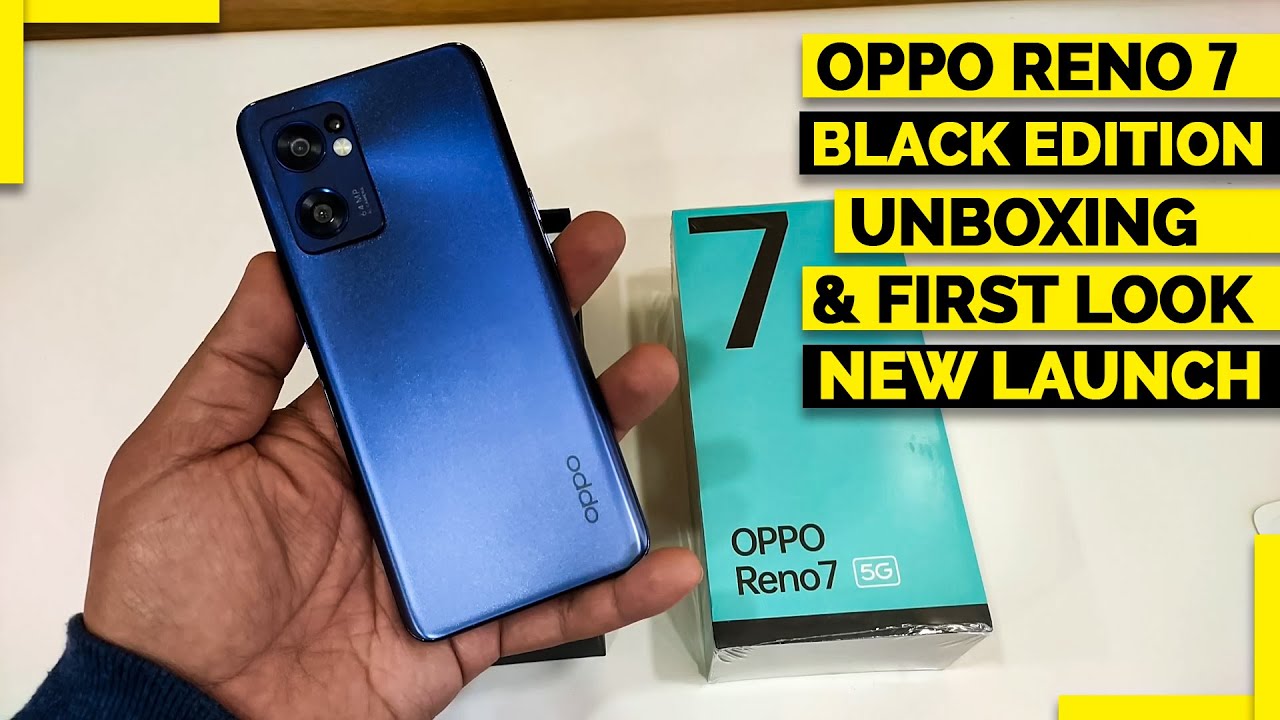 Oppo Reno 7 Unboxing Black Edition & Overview