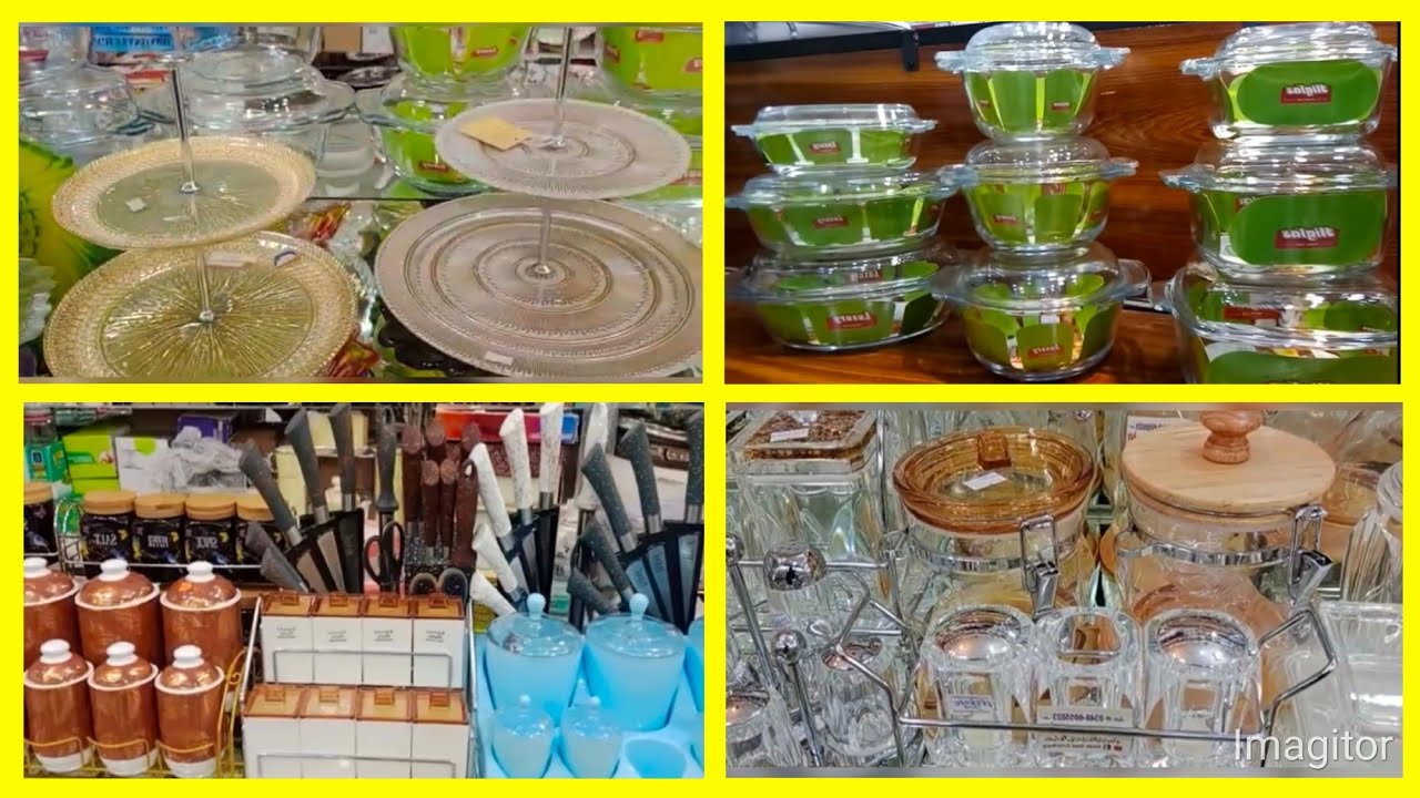 Spice jaar set Bowl set cake set | Glass crockery wholesale market | #alsheikh_crockery #youtube