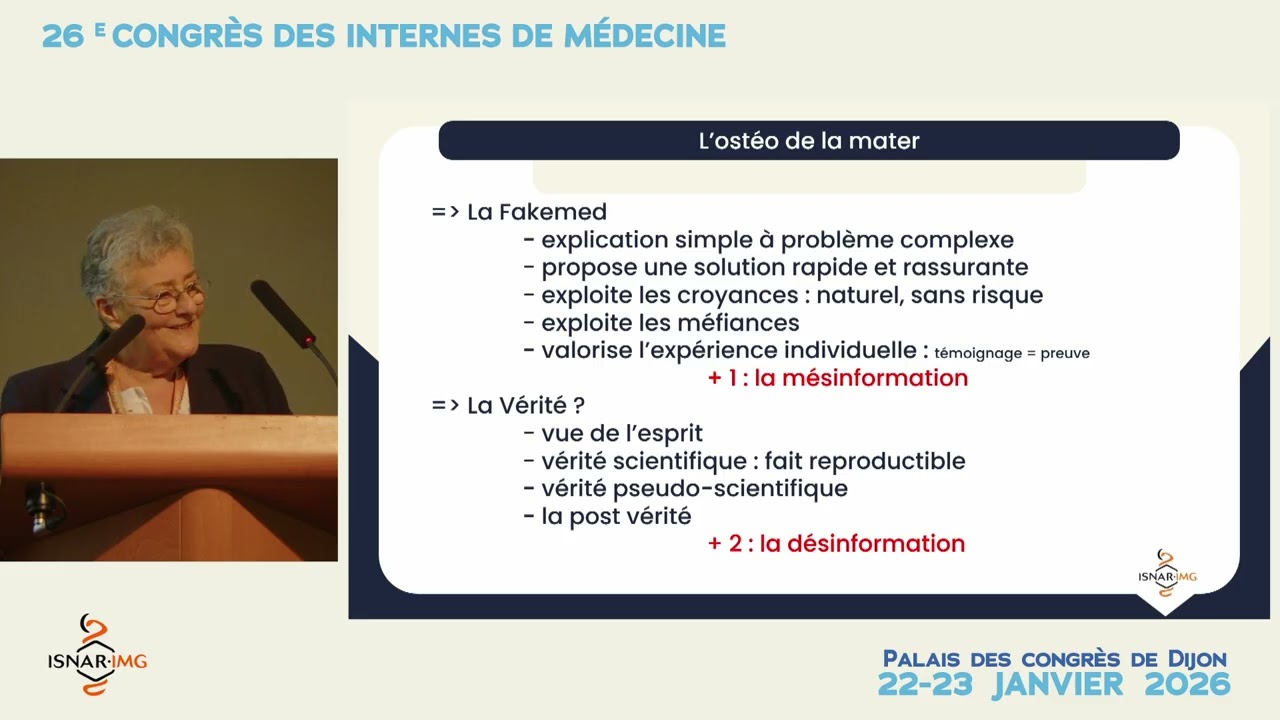 Les pseudo sciences - 26e Congrès des internes de Médecine Générale