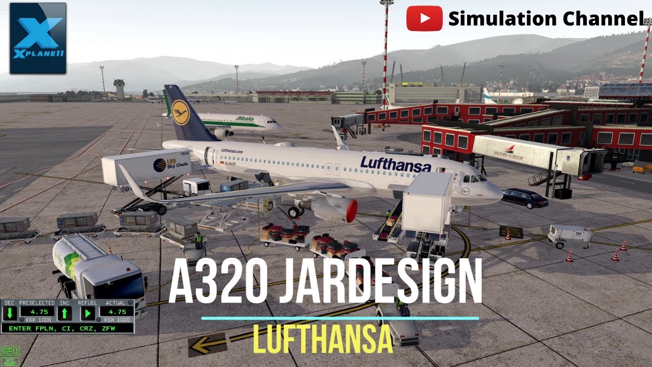 A320 JARDESIGN Feelings From Genova to Munchen! | XPLANE 11 |
