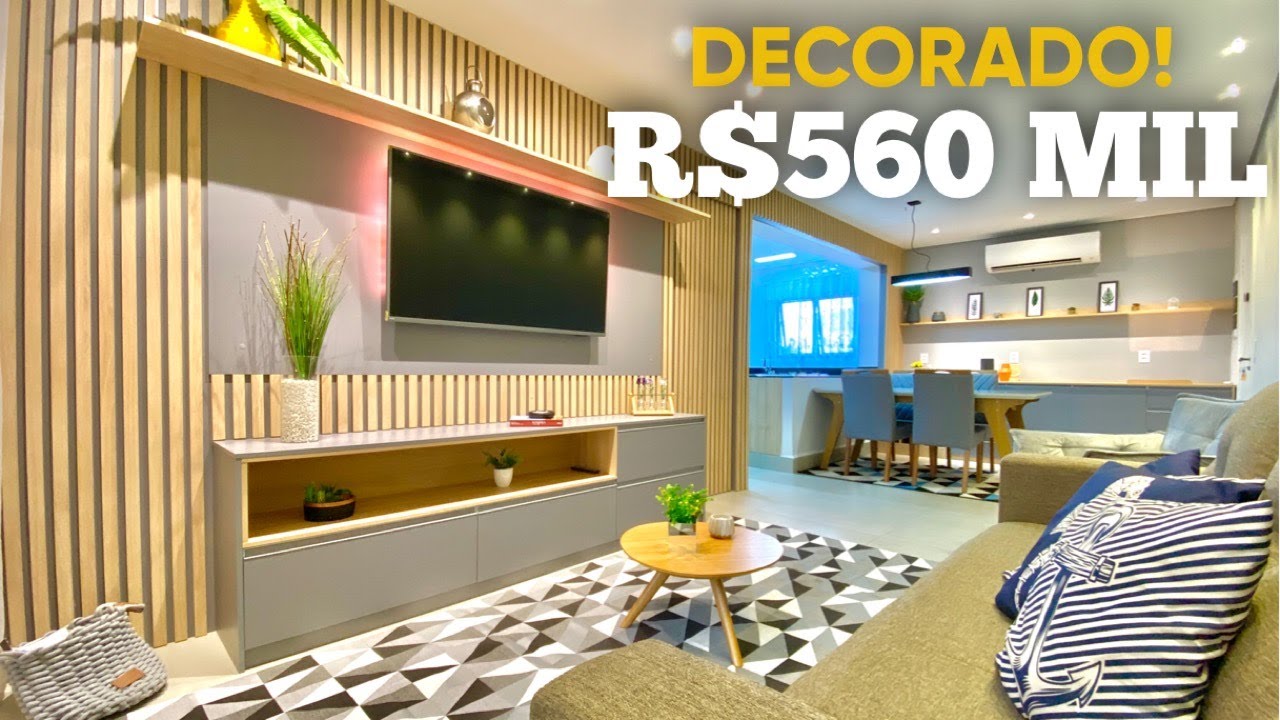 APARTAMENTO DECORADO À VENDA NO GUARUJÁ - MERCURI IMÓVEIS