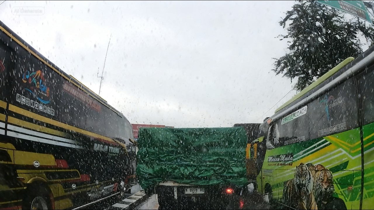 Street Rain | Rainy Drive | Dash Cam