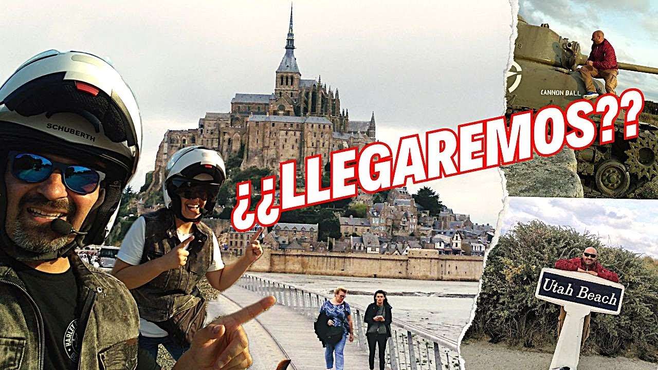VÍDEO CAPÍTULO 2 NORMANDIA EN MOTO. MONTE SAINT-MICHEL, ISIGNY-SUR-MER y UTAH BEACH. ¿LLEGAREMOS?
