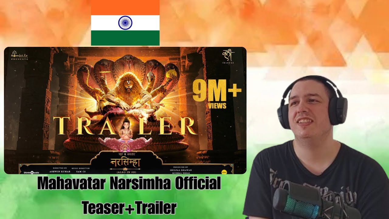 Frenchman Reacts To Mahavatar Narsimha Official Teaser+Trailer Hombale Films | Kleem Productions