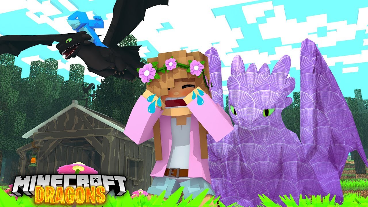 SHARKY STEALS MY NIGHT FURY | Minecraft DRAGONS Little Kelly
