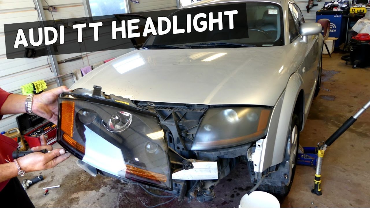 AUDI TT HEADLIGHT REMOVAL REPLACEMENT