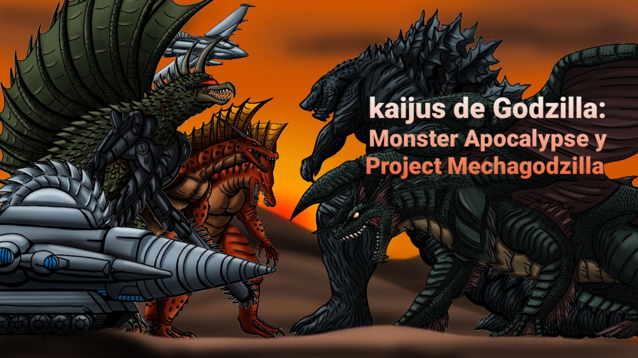 Todos los kaijus de Godzilla: Monster Apocalypse y Project Mechagodzilla