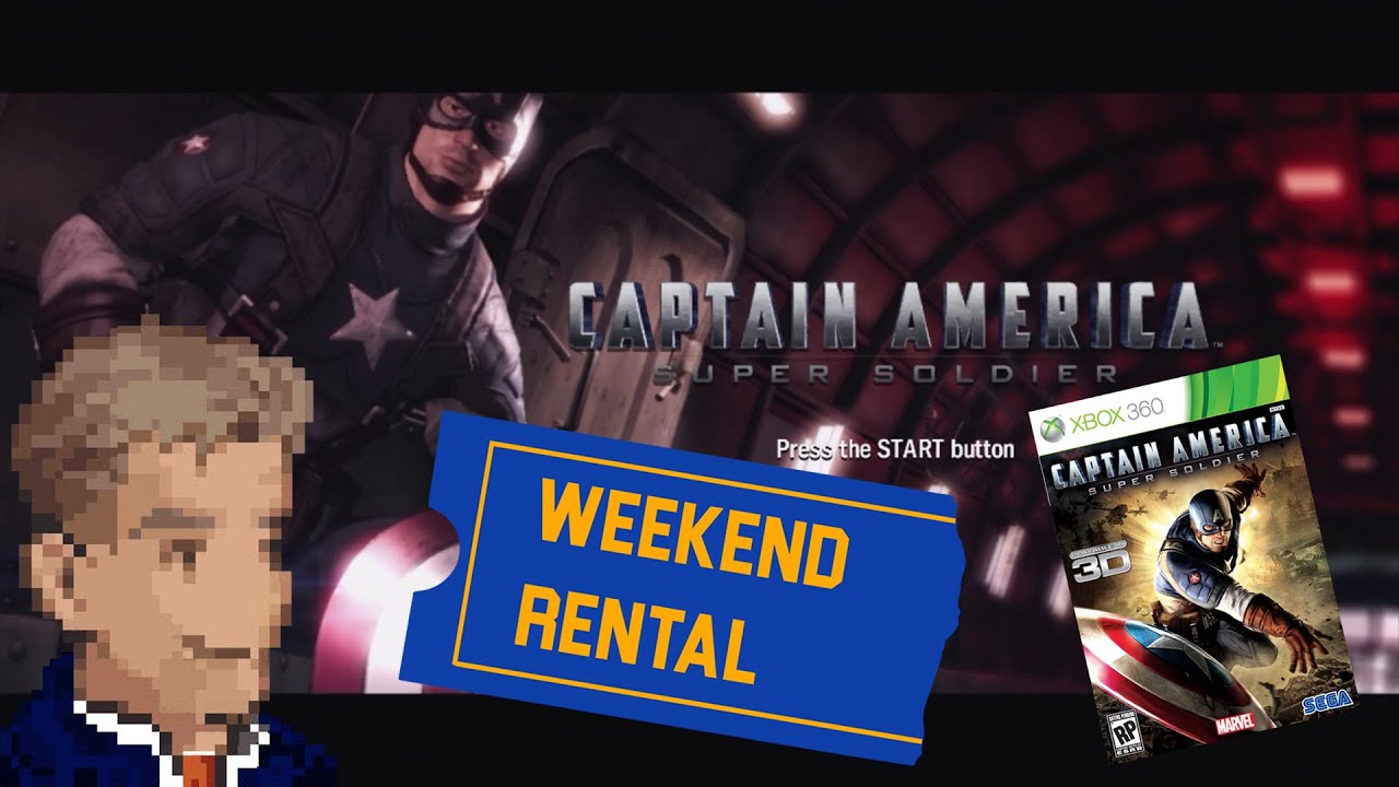 Captain America Super Soldier Xbox 360 - Weekend Rental Ep 39 w/Guest Narrator Director Stephanie