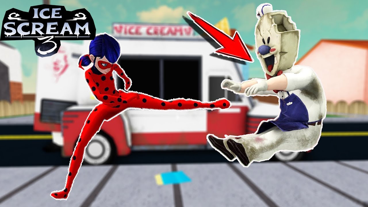 DAYAK DELİSİ KÖTÜ DONDURMACI 😱 Ice Scream 3 Mod