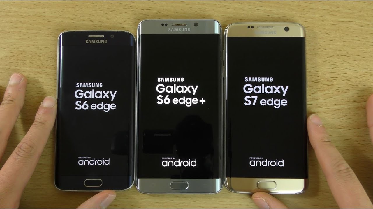 Samsung Galaxy S7 Edge против S6 Edge Plus против S6 Edge — скорость!