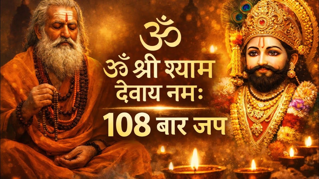 ॐ श्री श्याम देवाय नमः | 108 बार जप | श्याम नाम का चमत्कार