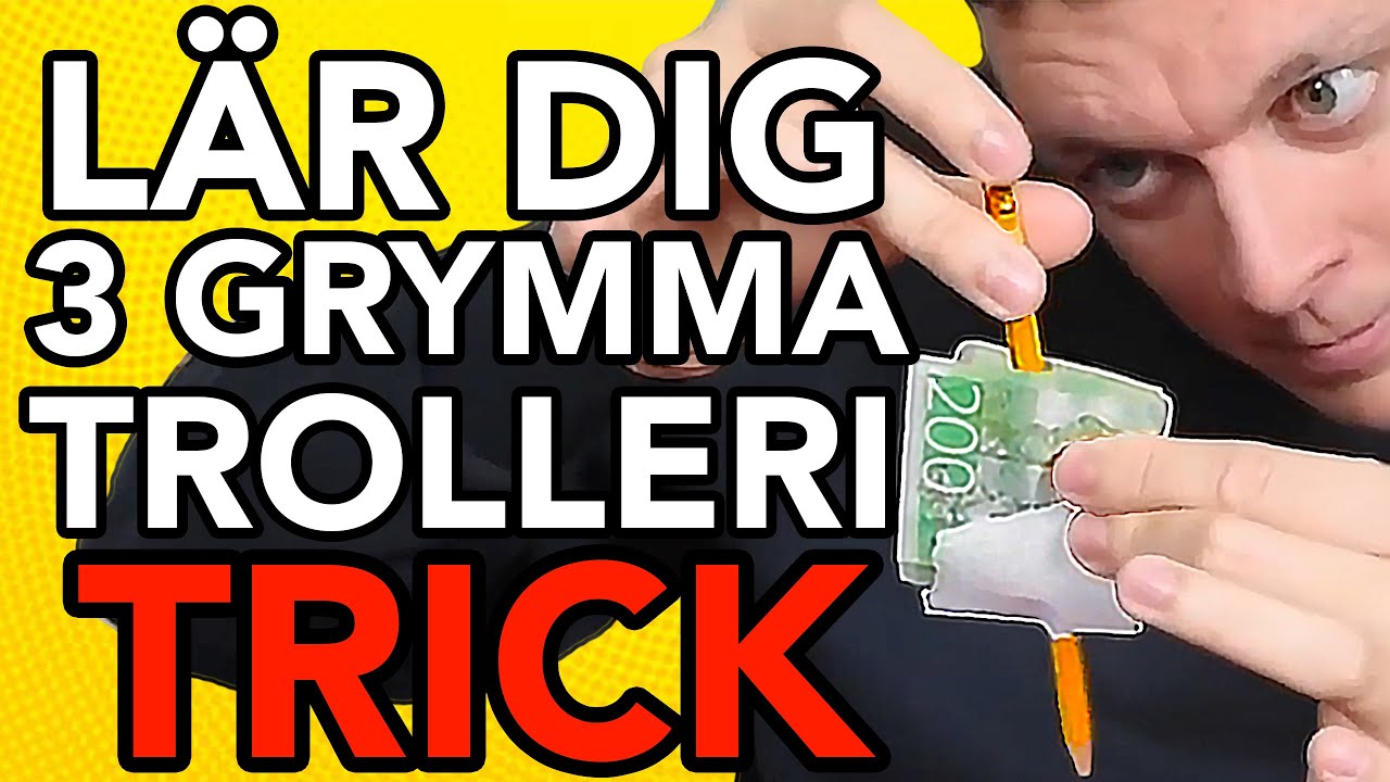 LÄR DIG 3 GRYMMA TROLLERITRICK! TROLLERISKOLA DEL 15