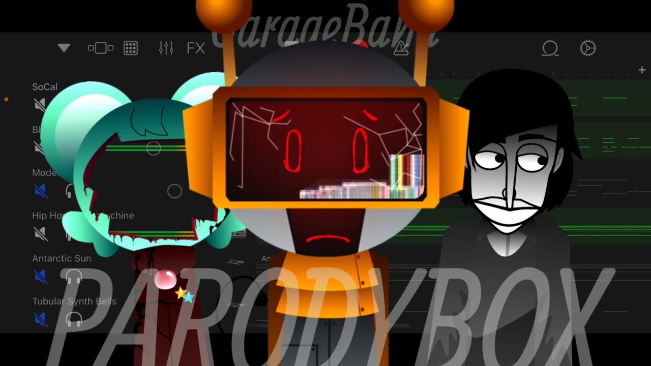Parodybox Sprunki phase2 in GarageBand🥁 - PART 2 -