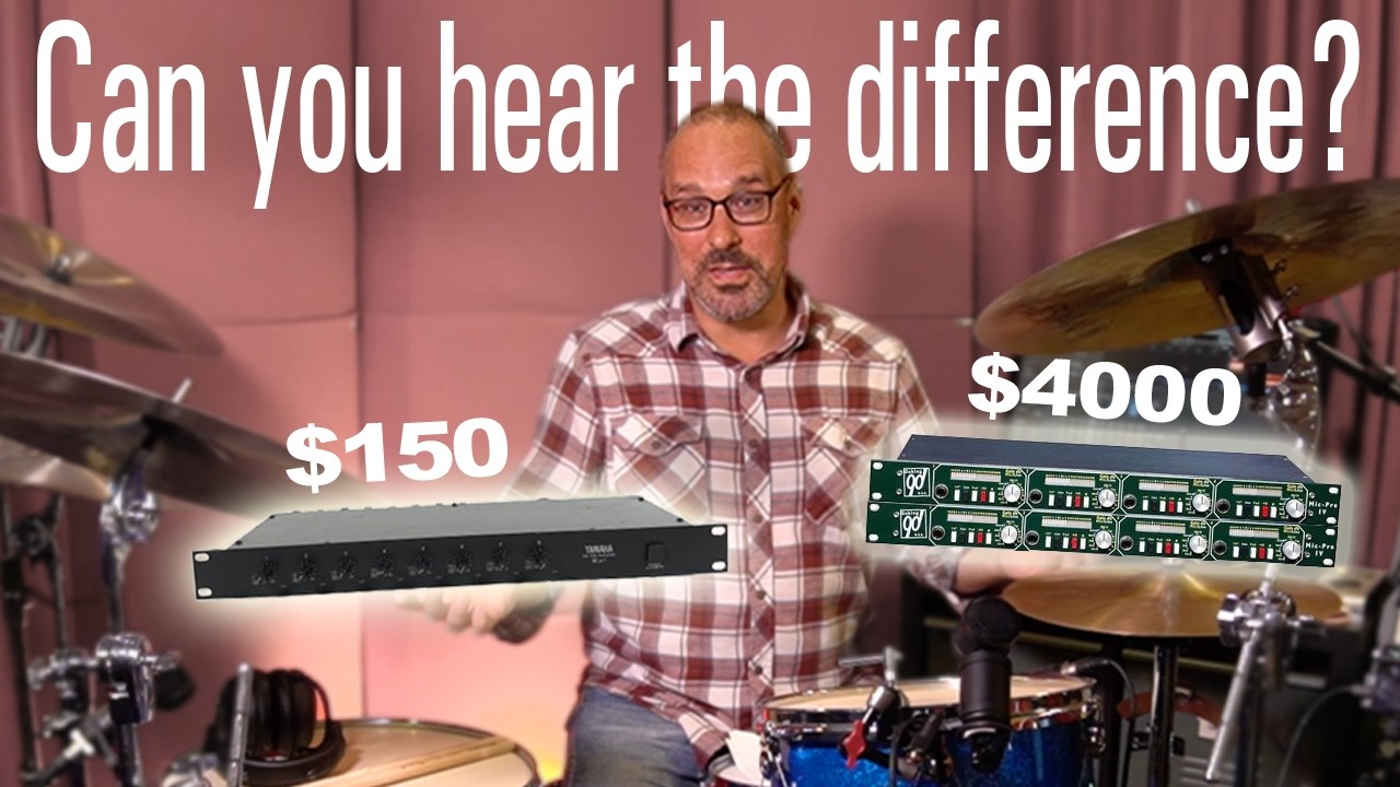 Preamp Shootout: 8 Channels of Drums through 5 Brands (Black Lion, Daking, RME, Sebatron, Yamaha)