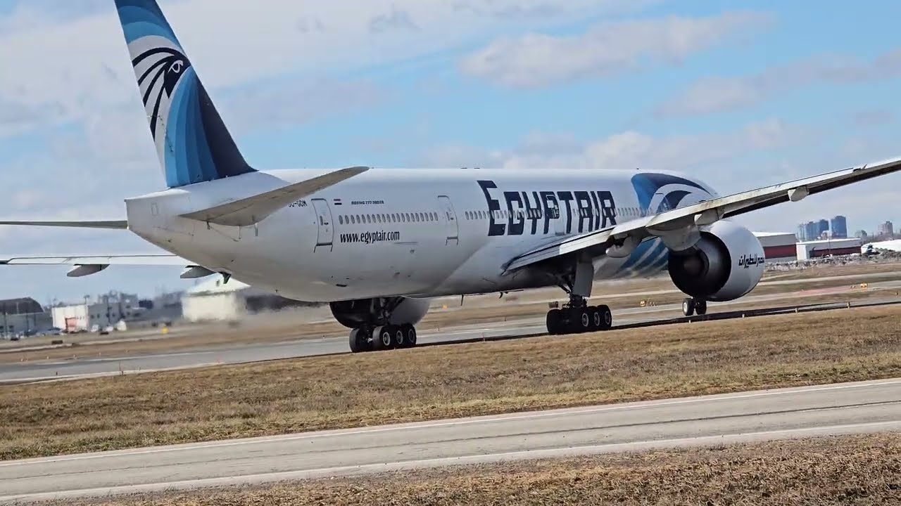 EGYPT AIRPLANE taking off pearson airport toronto canada mar 8/2026