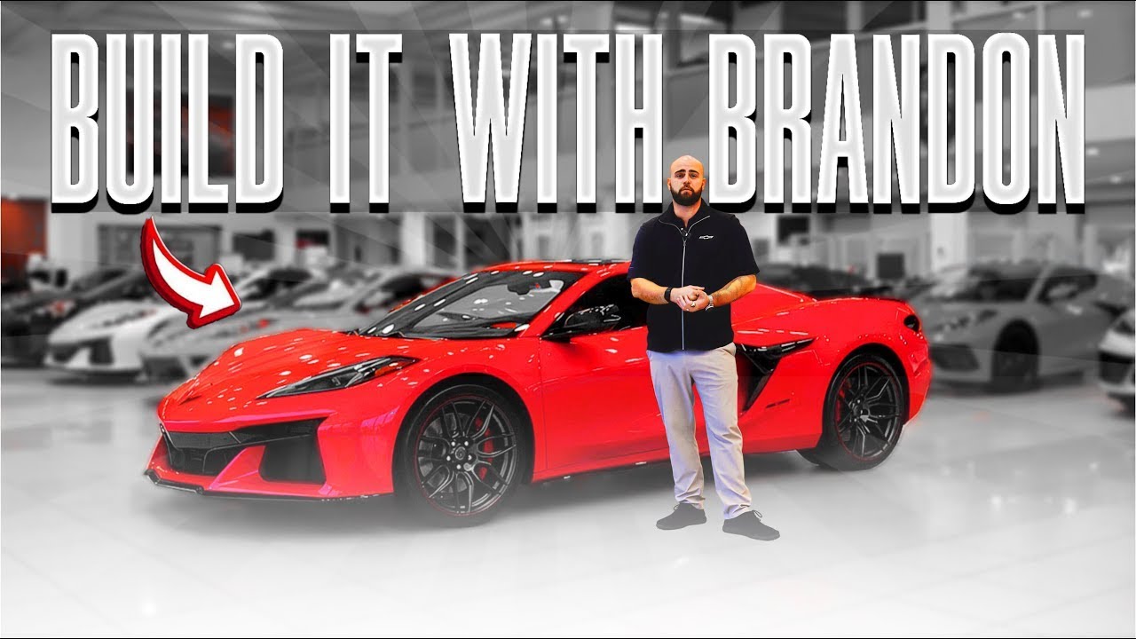 Создаём вместе с Брэндоном | Z06 3LZ Coupe 2026 года | Torch Red на Adrenaline Red | LetsVette