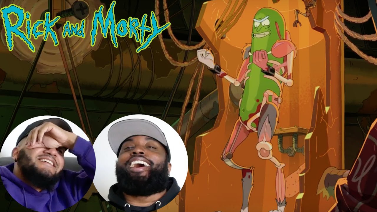 РЕАКЦИЯ на «Рик и Морти» — 3x3 «Огурчик Рик» и 3x4 «Защитники 3: Возвращение Мироздателя»