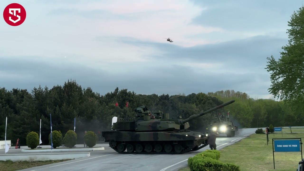 Milli Tank Yeni ALTAY Şov Yaptığı Anlar