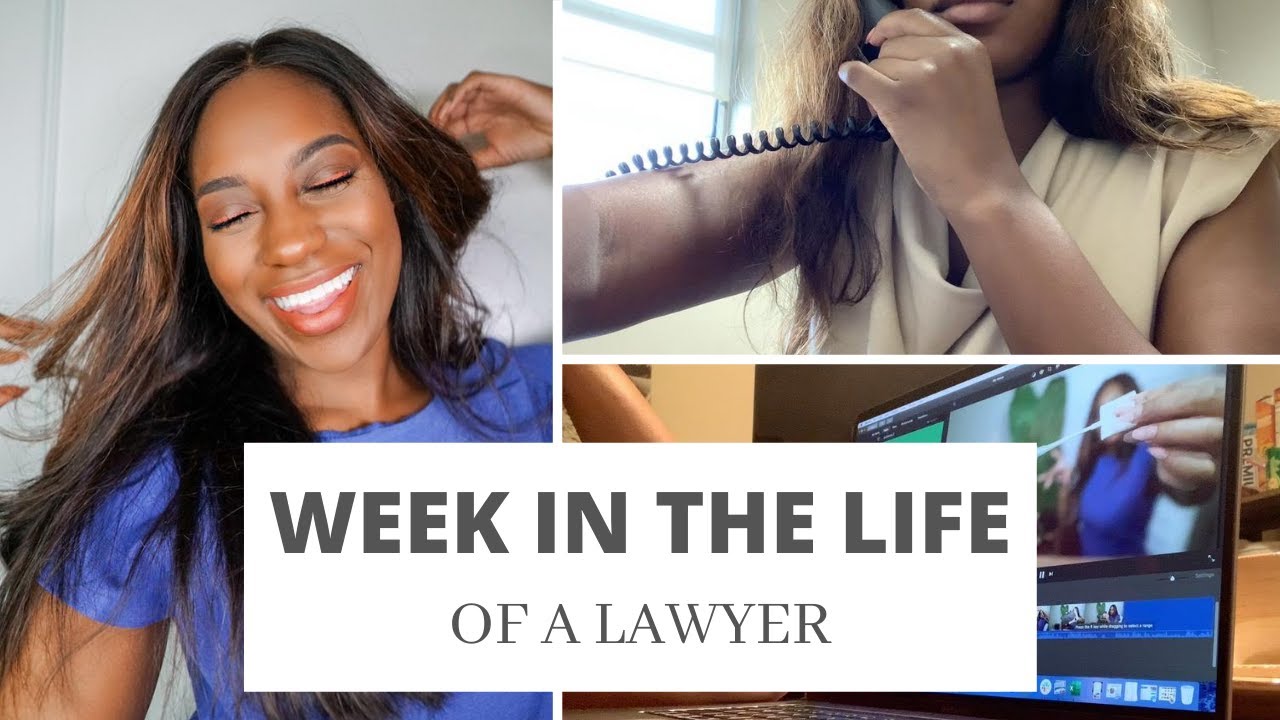 SUPER BUSY WORK WEEK IN THE LIFE AS A LAWYER | Kameron Monet
