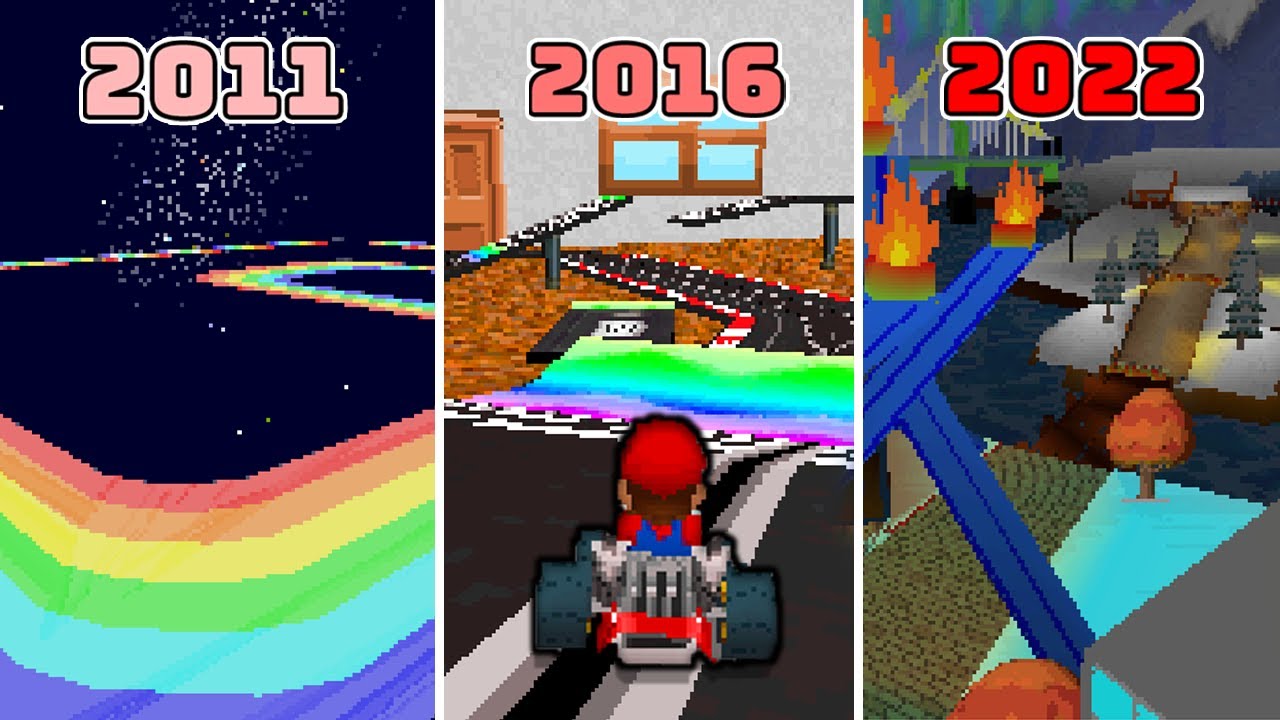 Evolution of Mario Kart DS Custom Tracks! (2011 - 2022)
