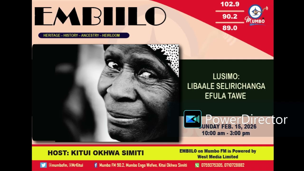 MUMBO FM #Embiilo - #EbarasaYeMumbo - CHIEF ABUBAKAR NANDAKOVE  - HOSTED BY KITUI OKHWA SIMITI