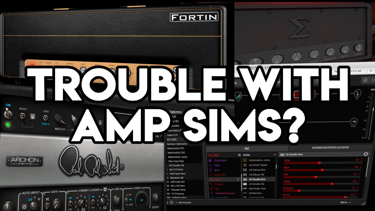 Why can't I get a great sound out of an amp sim?