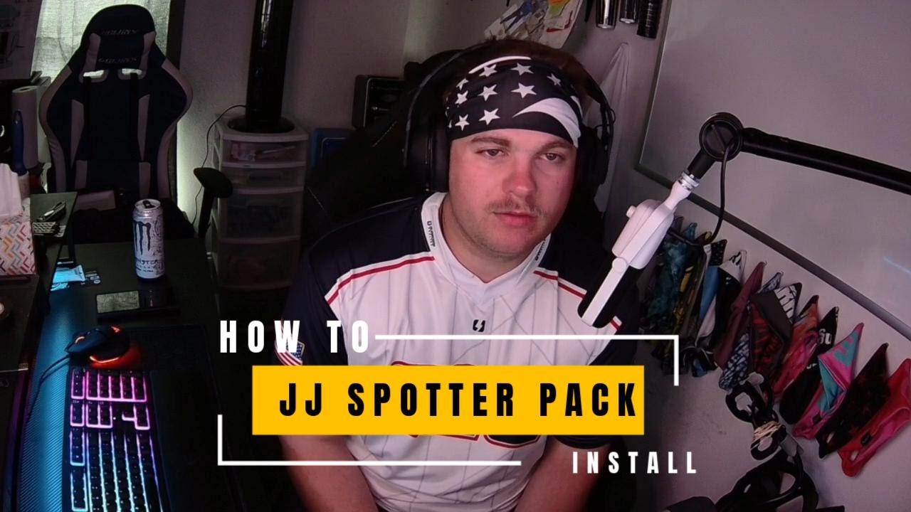 Install guide for JJ Spotter Pack in iRacing