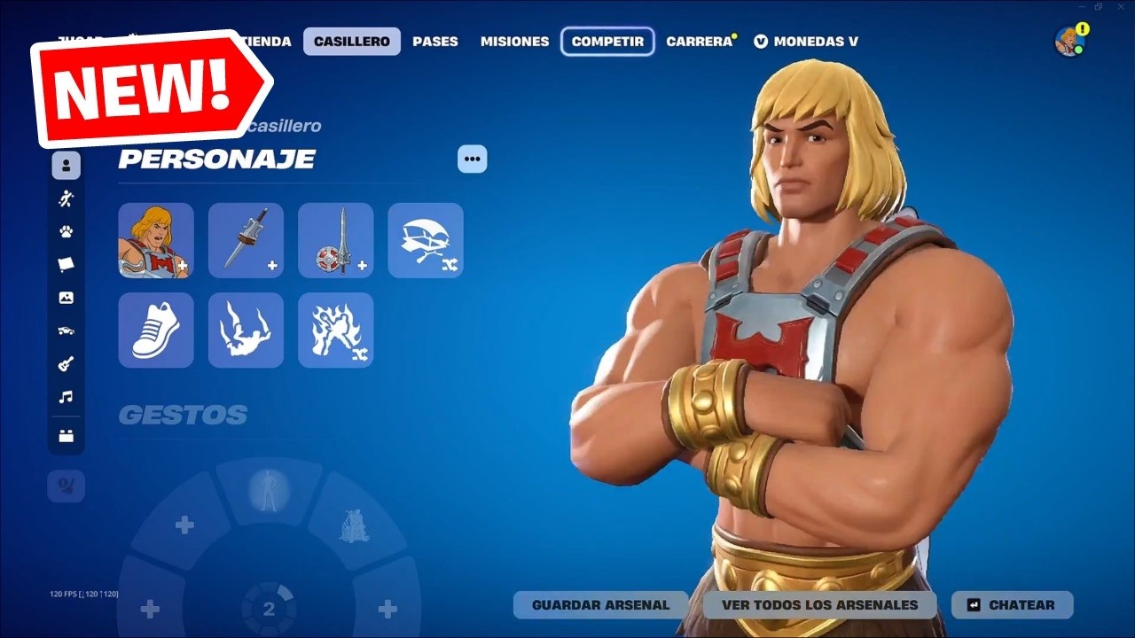 Fortnite x HE-MAN Cosmetics Full Showcase (HE-MAN, SHE-RA and Skeletor Skin bundles)