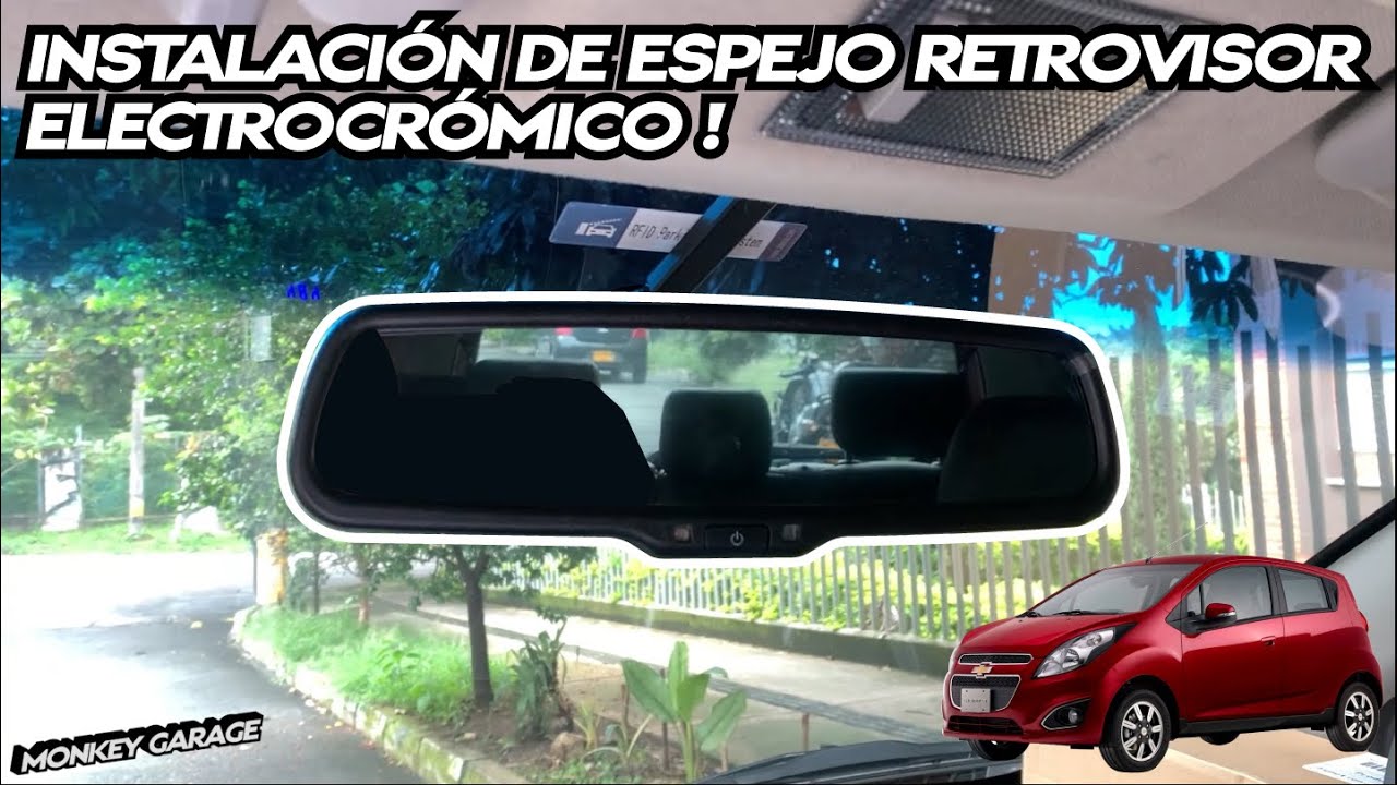 Instalación de espejo retrovisor electrocrómico Chevrolet Spark Gt o Beat