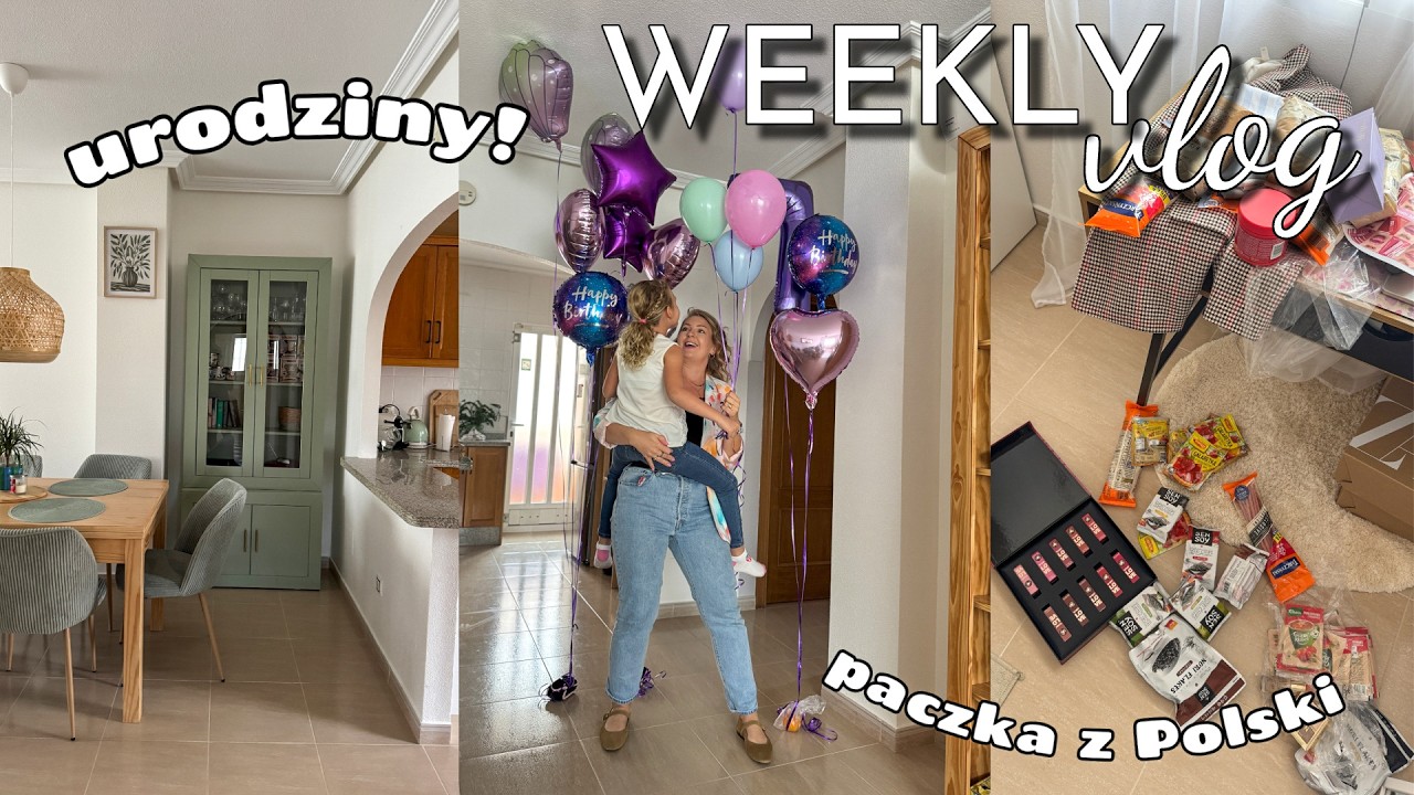 PACZKA Z POLSKI I SENTYMENTALNA PAMIĄTKA&hellip; 🥹 KT&Oacute;RE TO JUŻ URODZINY?! 🎉  JEST NADZIEJA! | Weekly Vlog