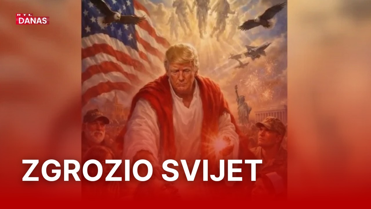 Trump objavio fotografiju sebe kao iscjelitelja nalik na Isusa: A onda je sve obrisao | RTL Danas