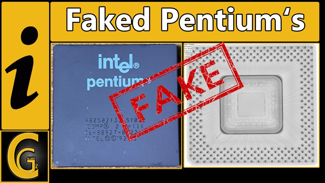 Faked Pentium CPUs / Huge Crime Story in 1996 + Giveaway
