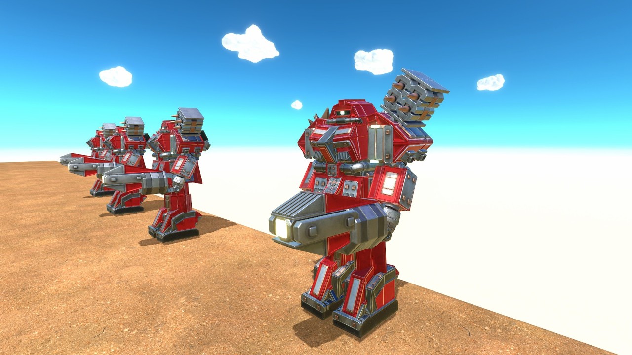 Age Of Warbots: Mobile Suit Battle Royale! Zaku II VS Burning Orchid Gundam VS Voidreach Gundam