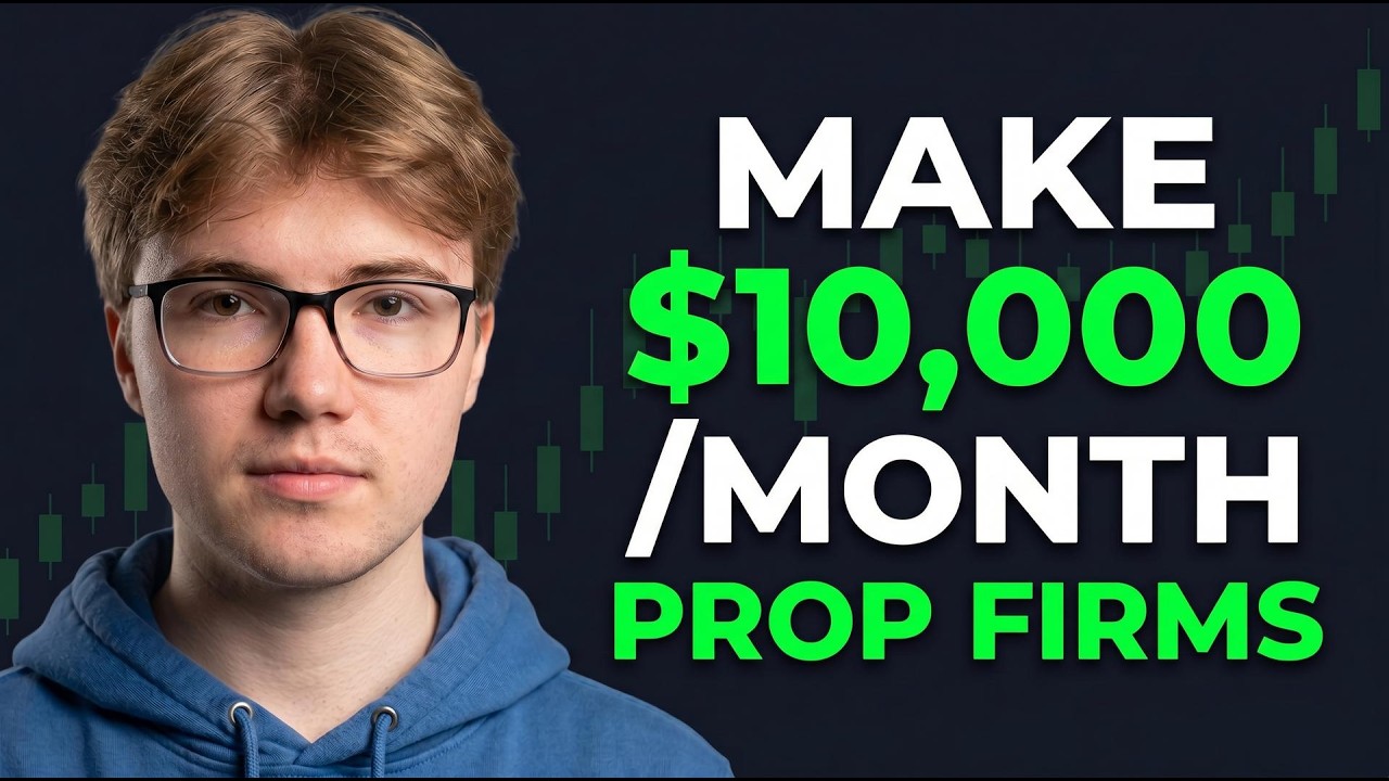 How To Make $10,000/Month Trading Prop Firms EASILY