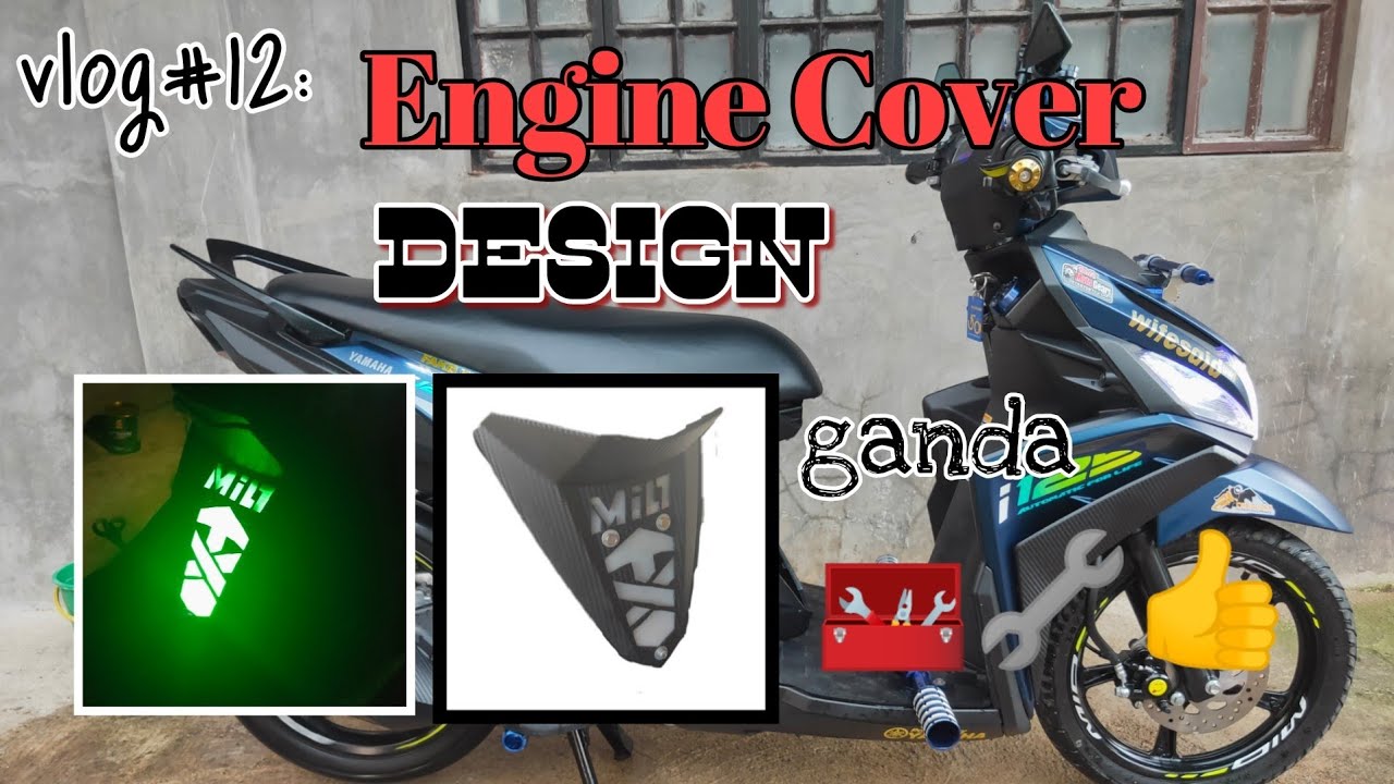 vlog#12:Mio i 125 Engine Cover design w/ Lights (GANDA!) Tabas pa More!!!