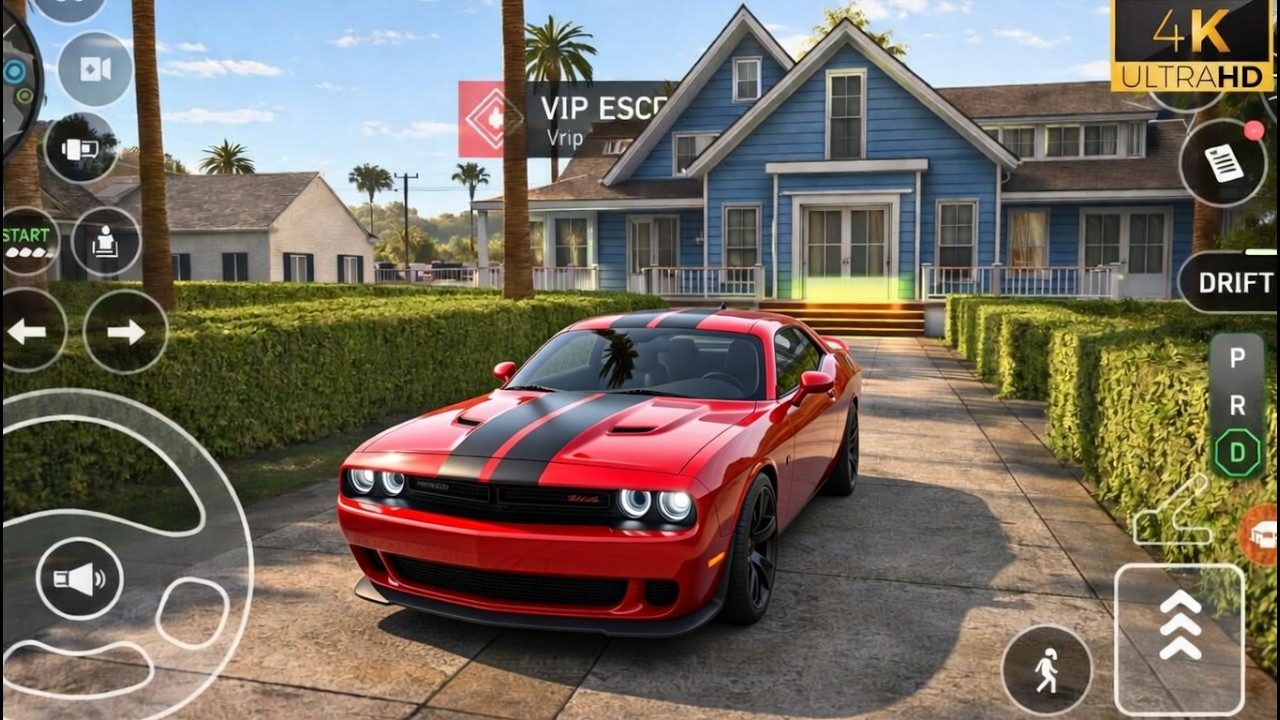 DODGE CHALLENGER SRT | CAR PARKING DRIVING SCHOOL