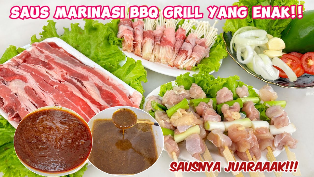 RESEP SAUS COCOLAN DAN MARINASI BBQan DIRUMAH PAS TAHUN BARU !! JAMINAN ENAK !!!