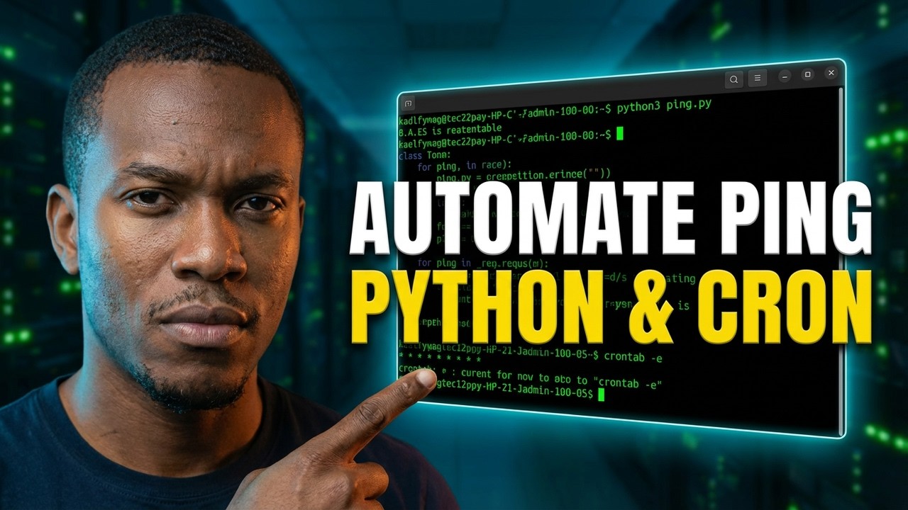How to Run a Google DNS Ping Test Automatically (Python + Cron Job)