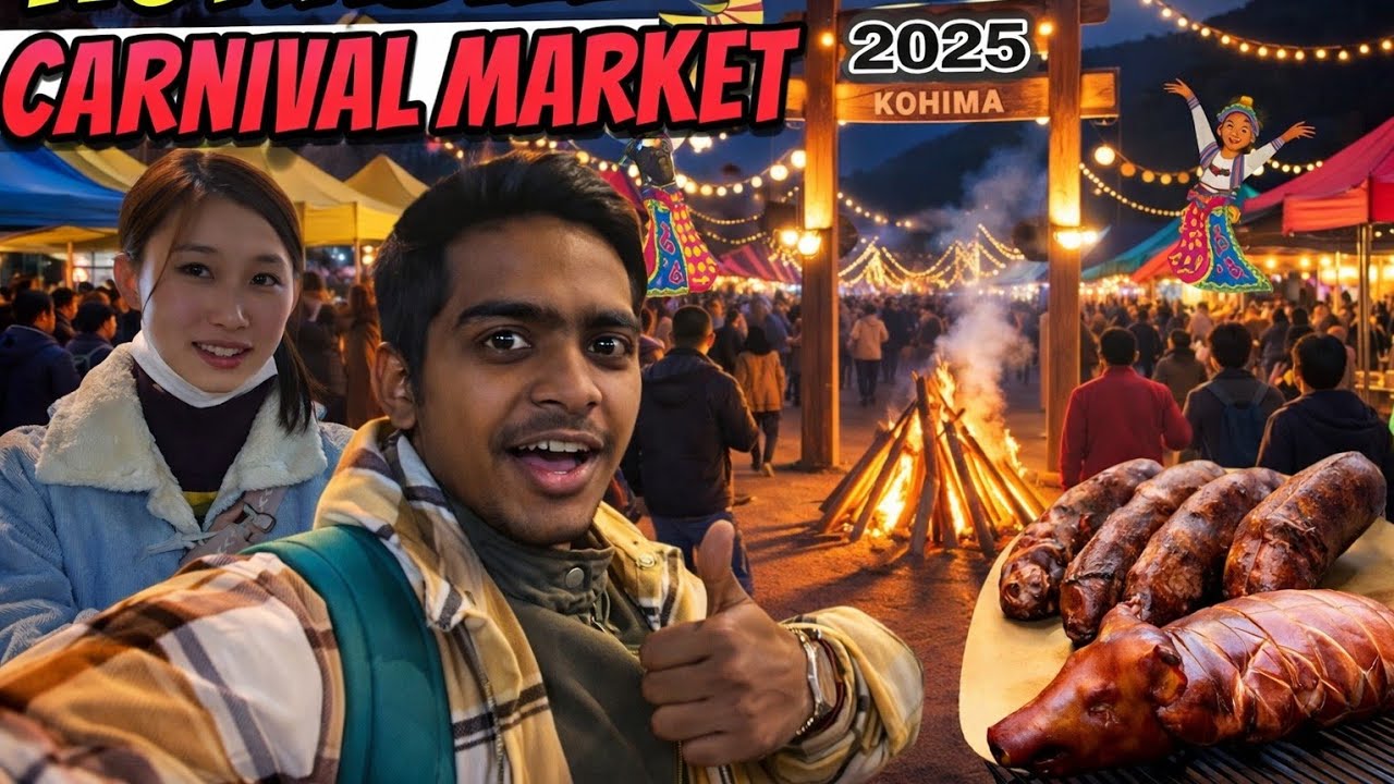 Exploring Kohima Night Market | Hornbill Festival Nagaland 2025 | Stret Food & Local #northeastindia