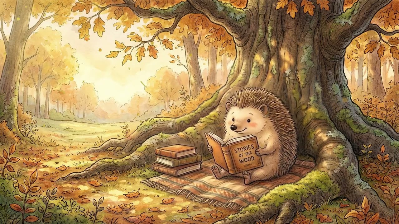 DAY 45 - Romantic Autumn Evening Lofi 🍂 Cozy Hedgehog Room